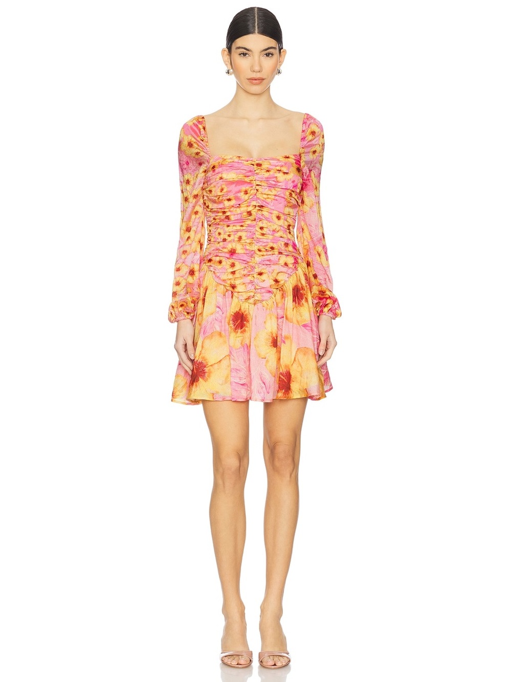 Yaura Molade Dress in Hibiscus
